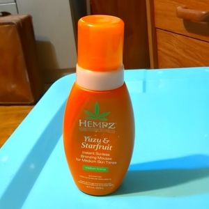 Hempz Yuzu & Starfruit instant sunless bronzing mousse for medium skin type 8.5